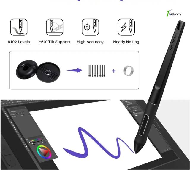 Գրաֆիկական պլանշետ HUION KAMVAS 12 model: GS1161