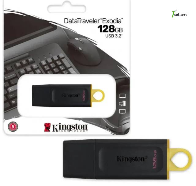 Флэш карта Kingston DataTraveler Exodia USB3.2 - 128GB * SMARTBOX *