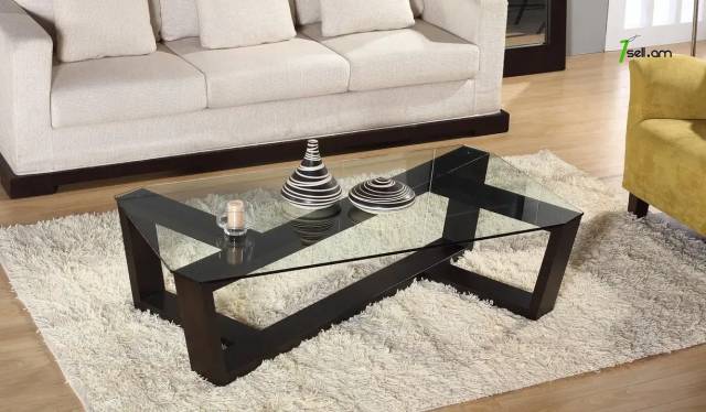 Լոֆթ ոճի ապակե սեղան