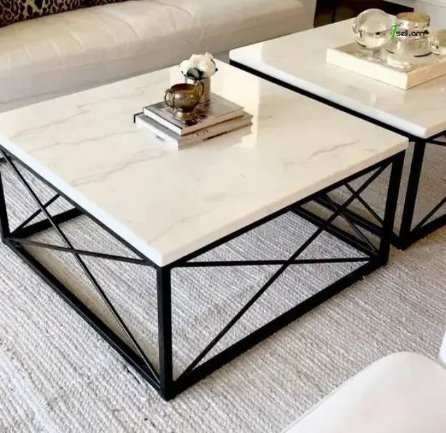 Մետաղական Լոֆթ ոճի սուրճի սեղան