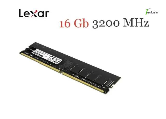 Լիովին նոր Օպերատիվ հիշողություն RAM LEXAR DDR4 16GB 3200MHz PC4-25600