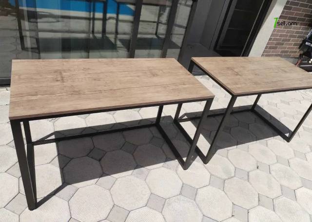 Մետաղական լոֆթ ոճի համակարգչային սեղան