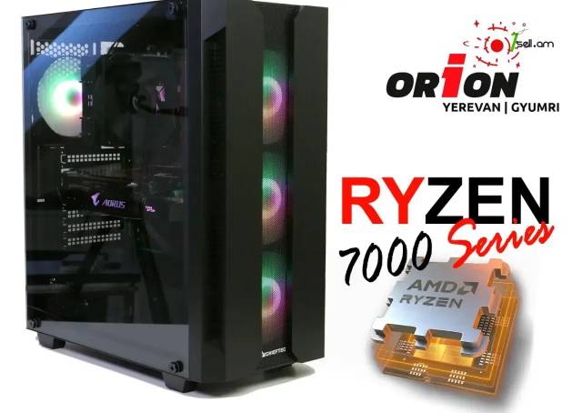 DESIGN-GAMING PC Ryzen 9 7900 / DDR5 32Gb RAM / RTX 4060 Ti 8Gb / M.2 NVMe 1Tb SSD / Երաշխիքով