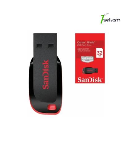 Флешка USB Flash 32 ГБ SanDisk Cruzer Blade * SMARTBOX *