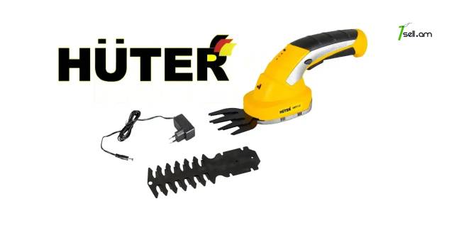 HUTER GET-7,2 Թուփ կտրող գործիք / Խոտհնձիչ 7.2Վ
