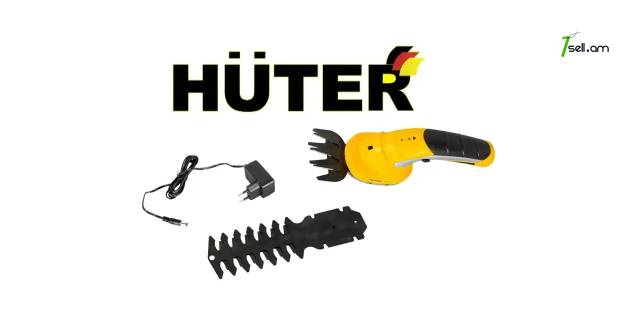 HUTER GET-3,6 Թուփ կտրող գործիք / Խոտհնձիչ 3.6Վ