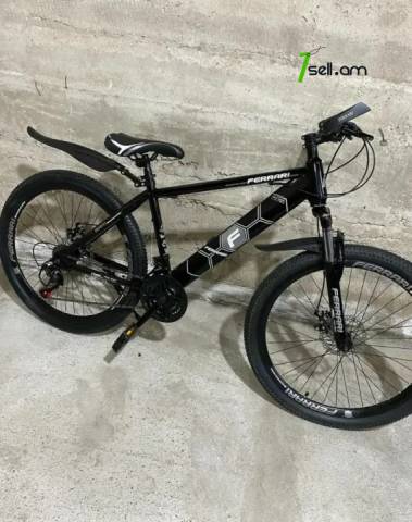 Հեծանիվ FERRARI BLACK 2022 մոդել / 26 համար / ՄԵԳԱ ԶԵՂՉ