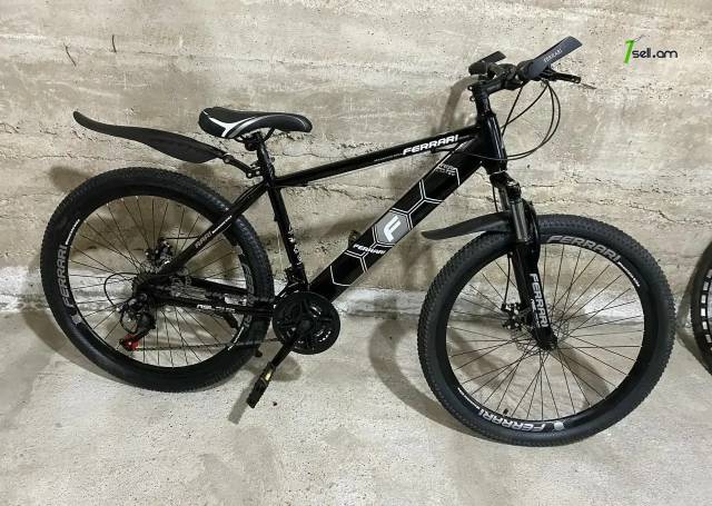 Հեծանիվ FERRARI BLACK 2022 մոդել / 26 համար / ՄԵԳԱ ԶԵՂՉ