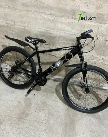 Հեծանիվ FERRARI BLACK 2022 մոդել / 26 համար / ՄԵԳԱ ԶԵՂՉ