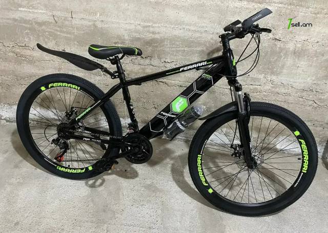 Հեծանիվ FERRARI GREEN 2022 մոդել / 26 համար / ՄԵԳԱ ԶԵՂՉ