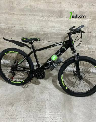 Հեծանիվ FERRARI GREEN 2022 մոդել / 26 համար / ՄԵԳԱ ԶԵՂՉ