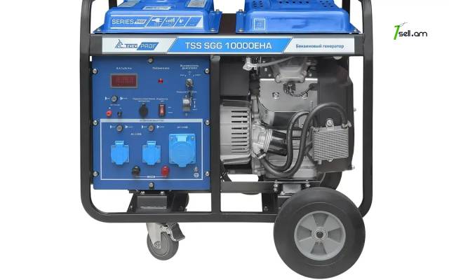 Անմիջապես ներմուծողից БЕНЗОГЕНЕРАТОР TSS SGG 10.000EHA мощность максимальная, квт 11