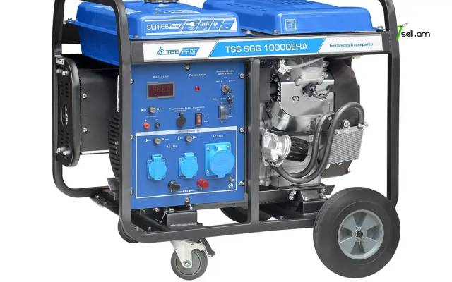 Անմիջապես ներմուծողից БЕНЗОГЕНЕРАТОР TSS SGG 10.000EHA мощность максимальная, квт 11