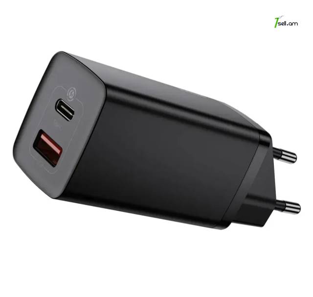 Сетевое зарядное устройство 65W Baseus GaN2 Lite