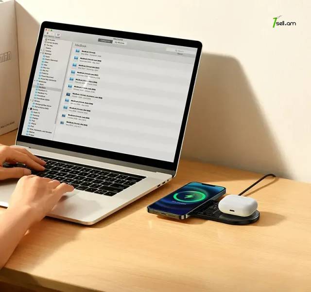 Беспроводное зарядное устройство Baseus Digital LED Display 2in1 Wireless Charger 20W * smartbox *