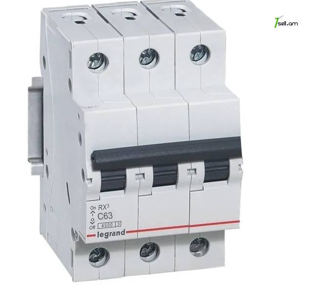 LEGRAND RX3 3P-C63 ավտոմատ անջատիչ