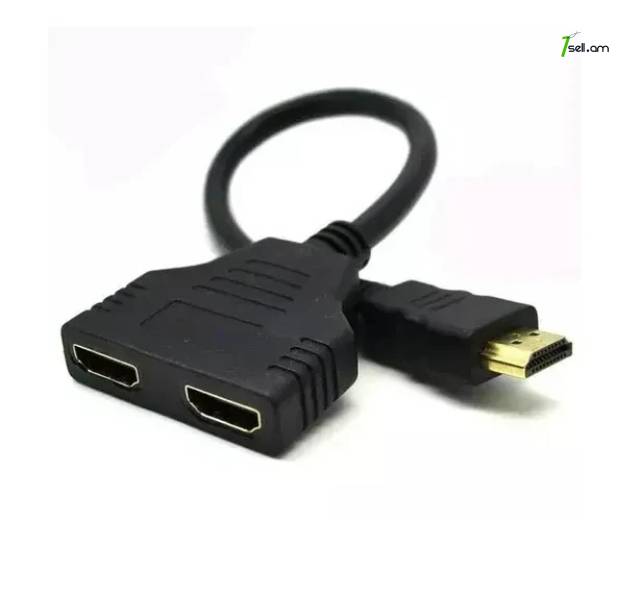HDMI to 2x HDMI 30cm HUB - HDMI male to HDMI female cable (1papa - 2x mama) Adapter Perexodnik Адаптер