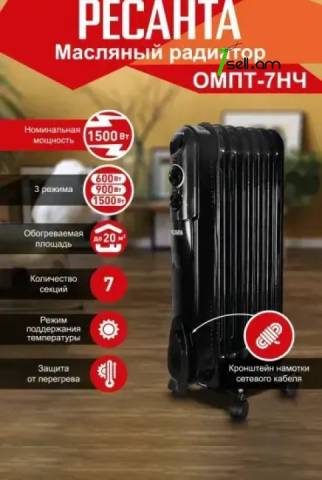 Resanta տաքացուցիչ Масляный радиатор ОМПТ-7НЧ (1,5 кВт) 67/3/13