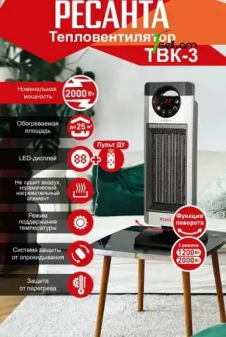 РЕСАНТА ТВК-3 Էլեկտրական կերամիկական պտտվող տաքացուցիչ 1000/2000Վտ