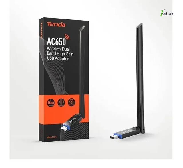 USB Adapter Tenda AC650 Wireless Dual Band High Gain * smartbox *