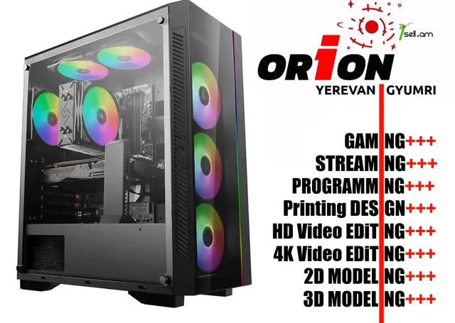 DESIGN-GAMING-PC Core i9 12900 / Z690 / DDR5 32Gb RAM / RX 7800 XT 16Gb / M.2 NVMe 1Tb SSD / Երաշխիքով