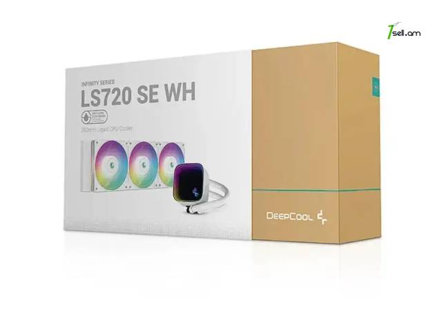 Ջրային հովացման համակարգ Water Cooling: DEEPCOOL LS720 WH ARGB 360mm AIO CPU Liquid Cooler