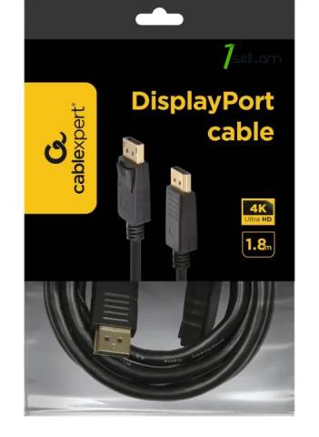Cable displayport to displayport 1.8m