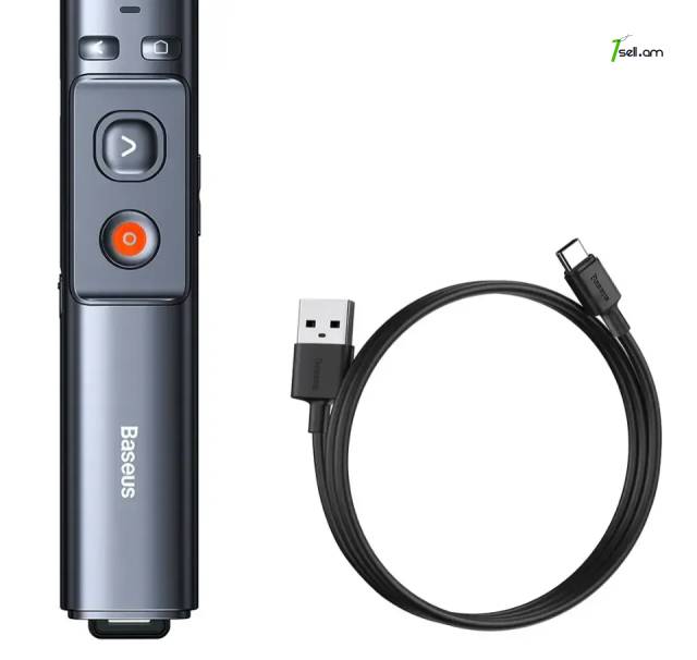 Беспроводной презентер с лазерной указкой Baseus Orange Dot Wireless Presenter