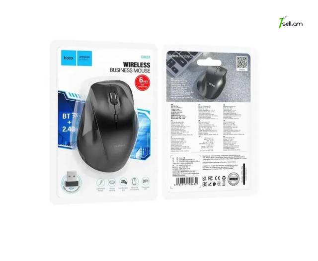 Мышка беспроводная оптическая Wireless mouse HOCO GM24 * SMARTBOX *
