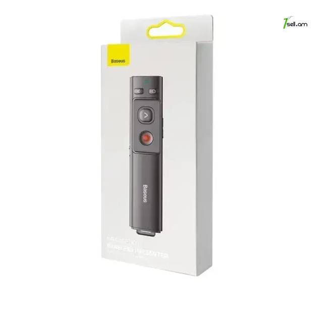 Беспроводной презентер с лазерной указкой Baseus Orange Dot Wireless Presenter (Green Laser, Charging)