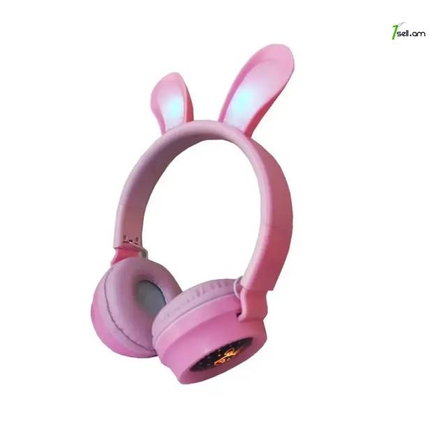 Наушники беспроводные Rabbit голубой MiC