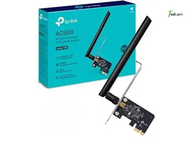Համակարգչի ցանցային քարտ Wi-Fi Dual-Band [2.4GHz-5GHz] adapter TP-LINK Archer T2E