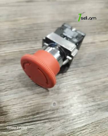 A190 JCB էքսկավատորի Արտակարգ կանգառի կոճակ ավարյոնի կնոպկա Кнопка Аварийный