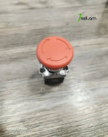 A190 JCB էքսկավատորի Արտակարգ կանգառի կոճակ ավարյոնի կնոպկա Кнопка Аварийный