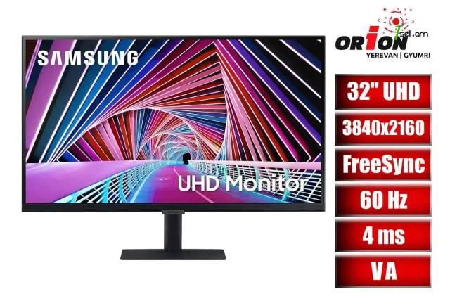 VA LED Monitor 32 inch Samsung UJ590 / մոնիտոր 32 դույմ 4K UHD