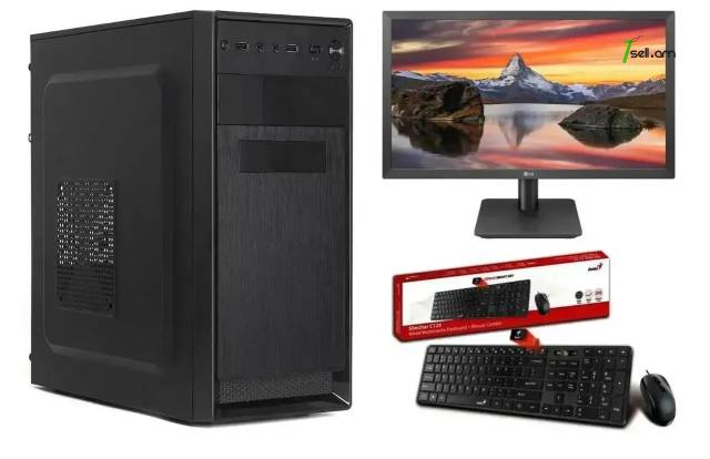 OFFICE PC 7-սերնդի համակարգիչ Core i3 7100 / B150 / 16Gb RAM / SSD 512Gb + Մոնիտոր 22 դյույմ LG