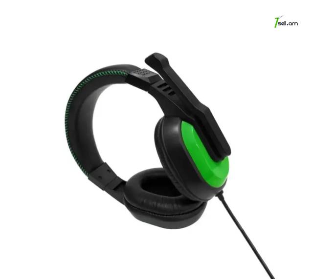 Наушники IPega PG-R023A игровые с микрофоном гарнитура зеленые