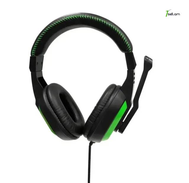 Наушники IPega PG-R023A игровые с микрофоном гарнитура зеленые