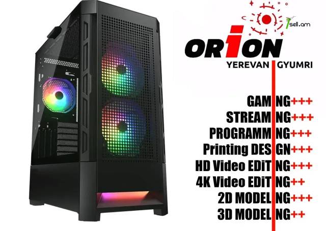 DESIGN-GAMING-PC Core i7 12700K / B760 / DDR4 32Gb RAM / RTX 4060 Ti 16Gb / M.2 NVMe 1Tb SSD / Երաշխիքով