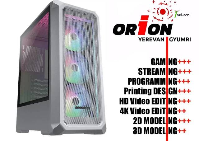 DESIGN-GAMING PC Core i7 11700K / B560 / 32Gb RAM / RTX 3060 12Gb / M.2 NVMe 1Tb SSD / Երաշխիքով