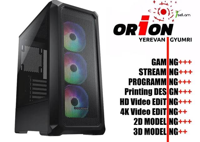 DESIGN-GAMING-PC Core i7 11700F / B560 / DDR4 32Gb RAM / RTX 4060 8Gb / M.2 NVMe 1Tb SSD / Երաշխիքով