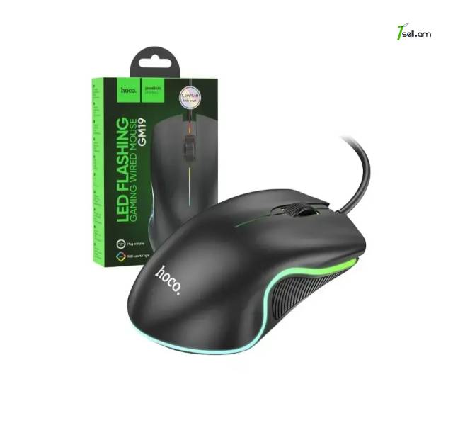 Игровая светодиодная мышь HOCO GM19 Gaming LED Mouse