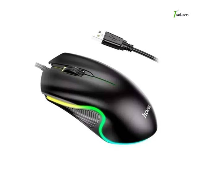 Игровая светодиодная мышь HOCO GM19 Gaming LED Mouse