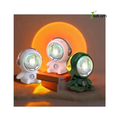 Лампа закат sunset lamp космонавт * SMARTBOX *