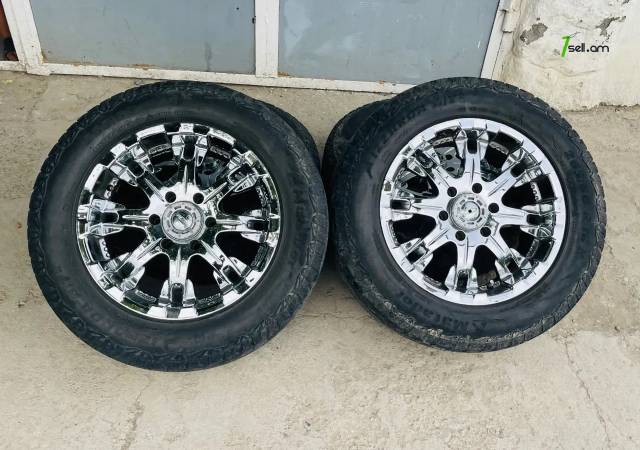 GGG.R18 6x139.7 Toyota Prado, Lexus GX, Mitshubishi4հատ Անիվներ անվահեծերով, համասեզոնային անվադողեր 265/60 R18