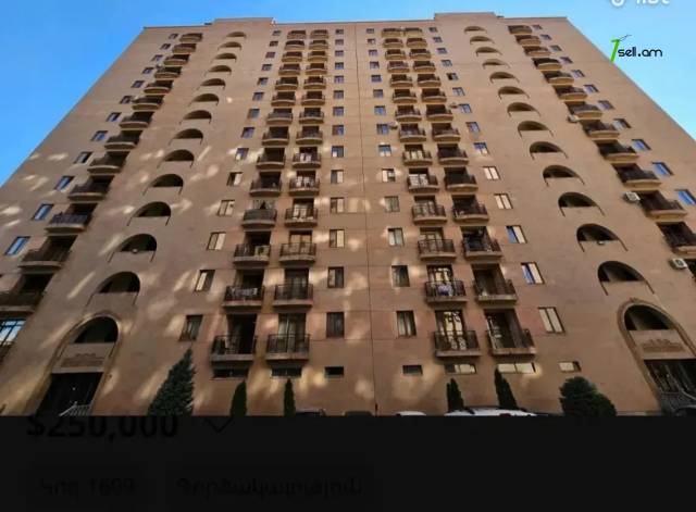 2 սենյականոց բնակարան նորակառույց շենքում Անաստաս Միկոյանի փողոցում, 65 քմ, նախավերջին հարկ