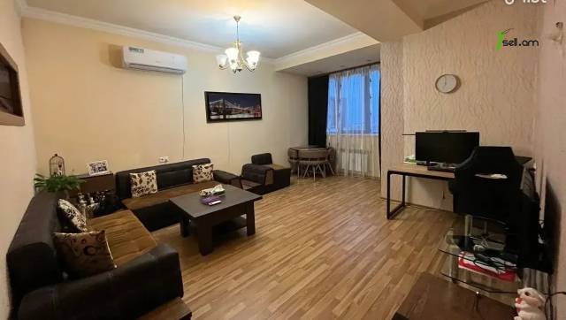 2 սենյականոց բնակարան նորակառույց շենքում Քեռու փողոցում, 81 ք.մ., բարձր առաստաղներ, 6/18 հարկ