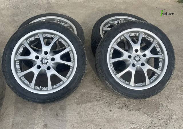 GGG. BMW R17 4հատ անվահեծ 2 հատ Համասեզոնային անվադողեր, 225/45 R17