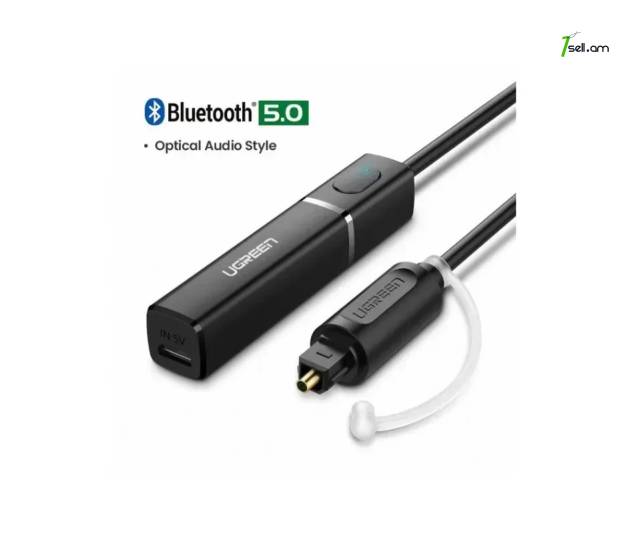 UGREEN Bluetooth 5.0 to Toslink optica Audio Transmitter aptX A2DP for TV Adapter аудио адаптер աուդիո