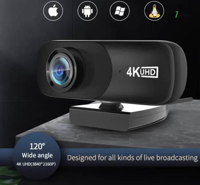 TISHRIC C160 Web camera 4K UHD Վեբ տեսախցիկ 3840x2160 800W p Веб камера